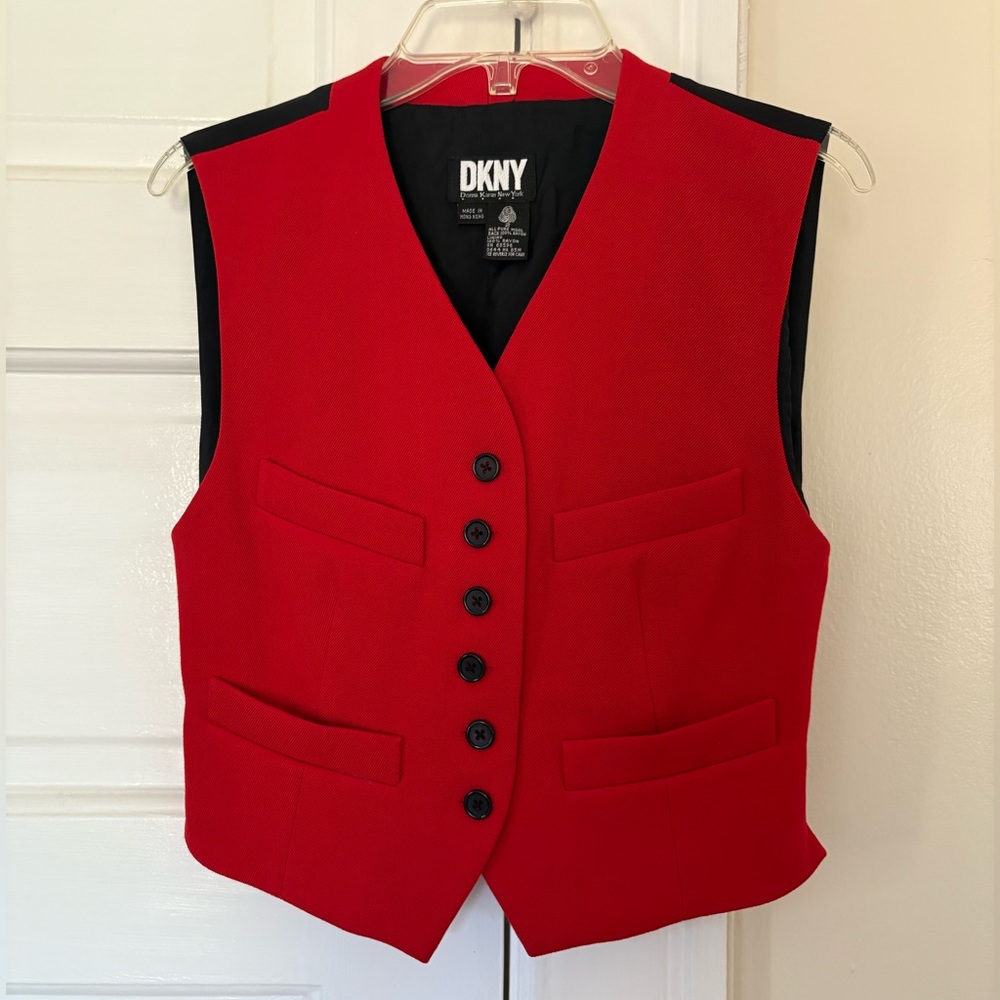 Vintage DKNY Wool Vest